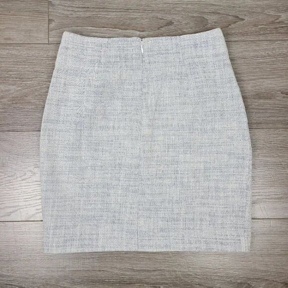 𝅺generation Love Blue & White Tweed Linen Adi Mini Skirt Size XS - Picture 11 of 16